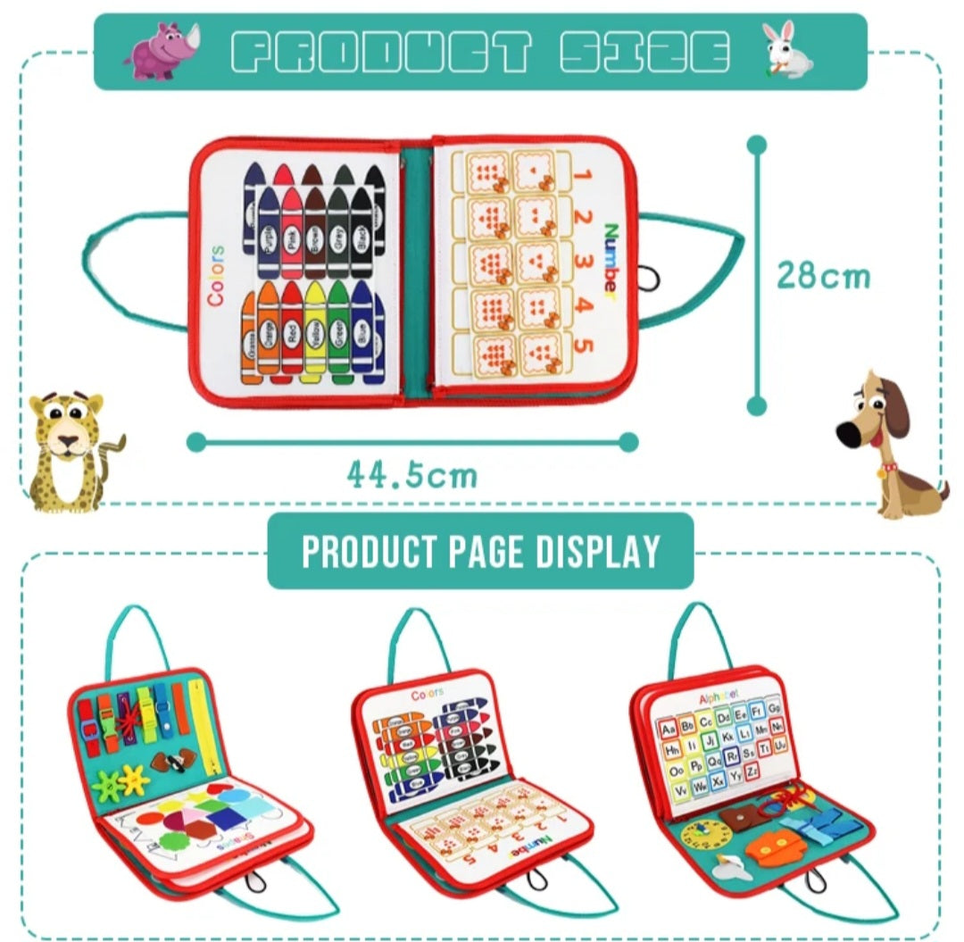 Montessori Busy Board Book
