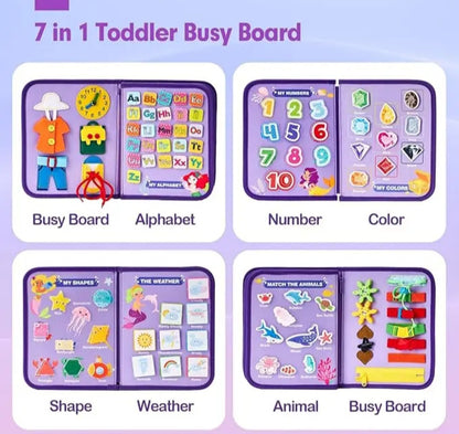 Montessori Busy Board Book