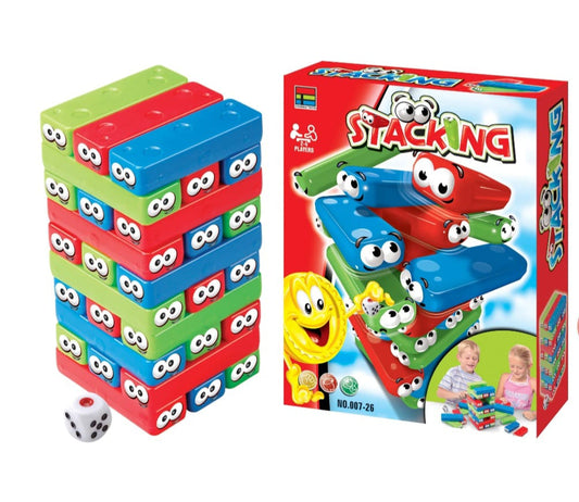 Stacking tower game